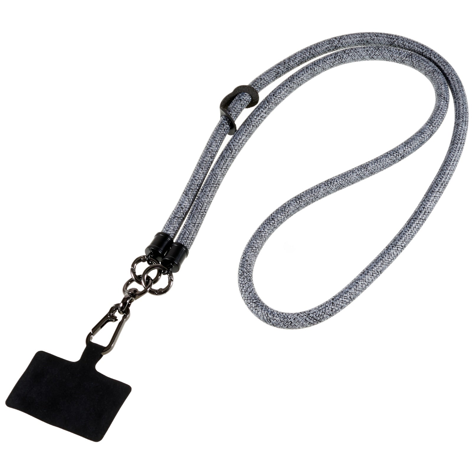 1.2m Thicken Mobile Phone Neck Shoulder Strap Anti-lost Phone Round Lanyard with Tether Tab 1.2m Thicken Mobile Phone Neck Shoulder Strap Anti-lost Phone Round Lanyard with Tether Tab